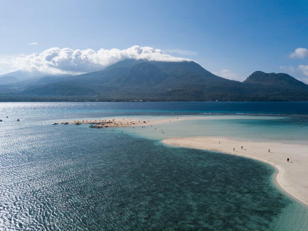 White Island sandbar in Camiguin