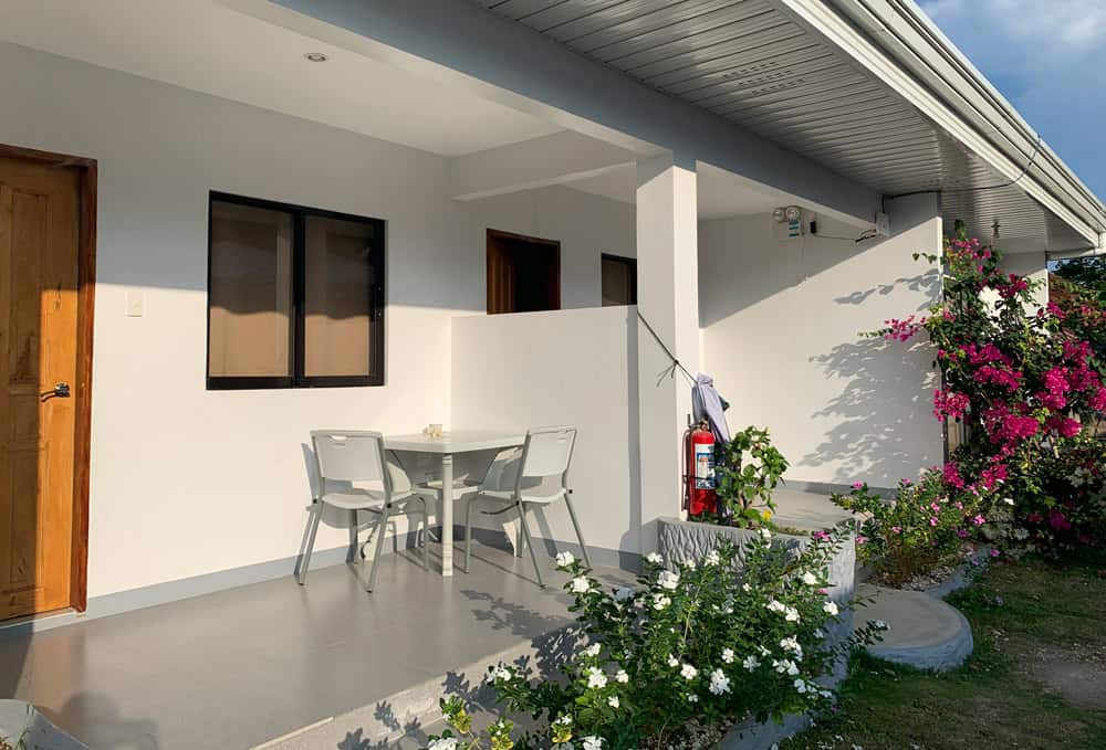 small terrace of the Beyond Island