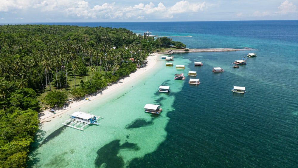 Palanas Beach, a less crowded beach in Camotes Islands