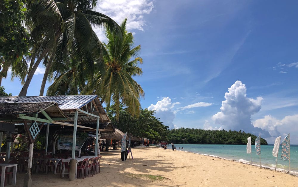 Santiago Bay, a beach with atmosphere