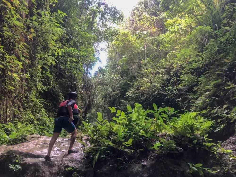 on the way to the next waterfall
