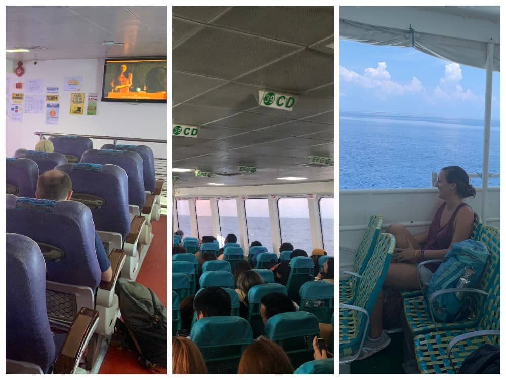 boat classes from Cebu to Bohol