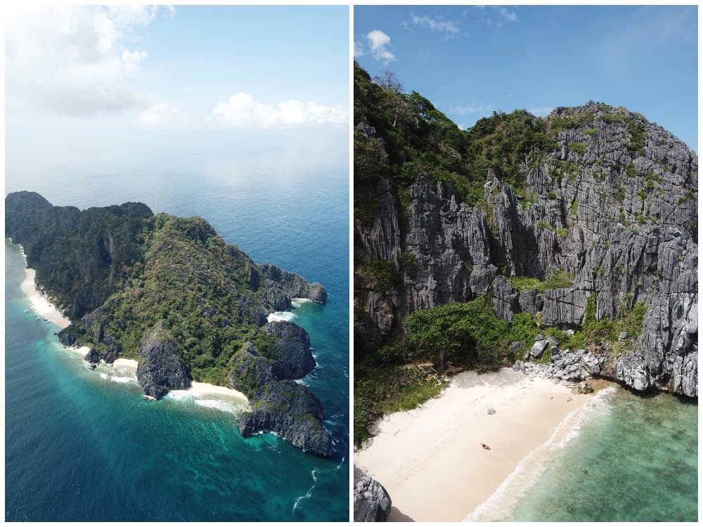 island hopping Coron in Black lsland