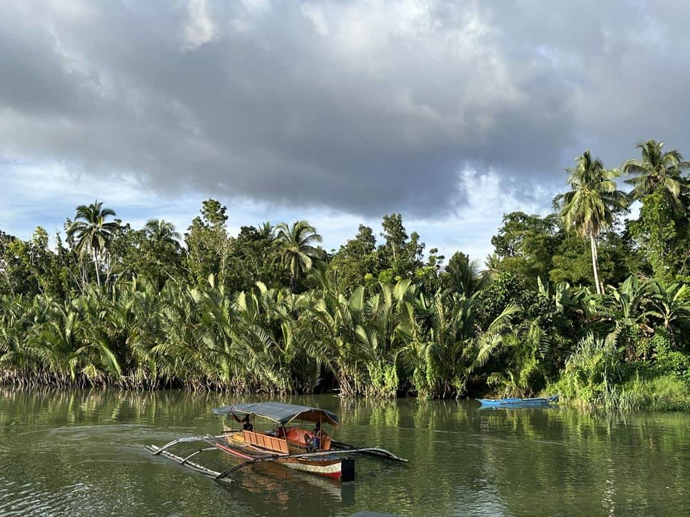 Boat ride on the Loboc River