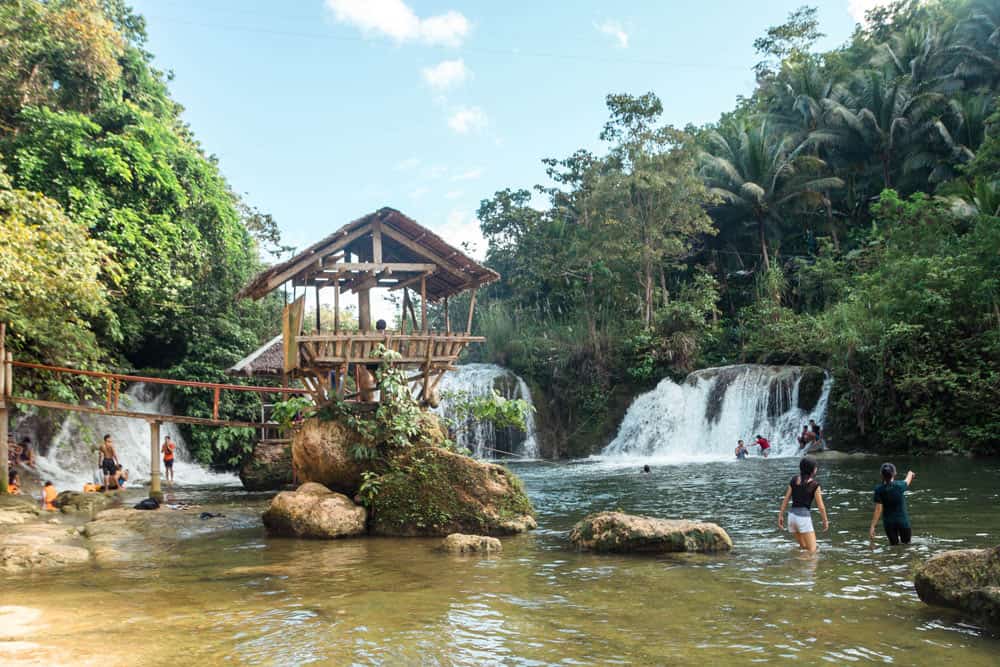 Pangas Falls near the Chocolate Hills