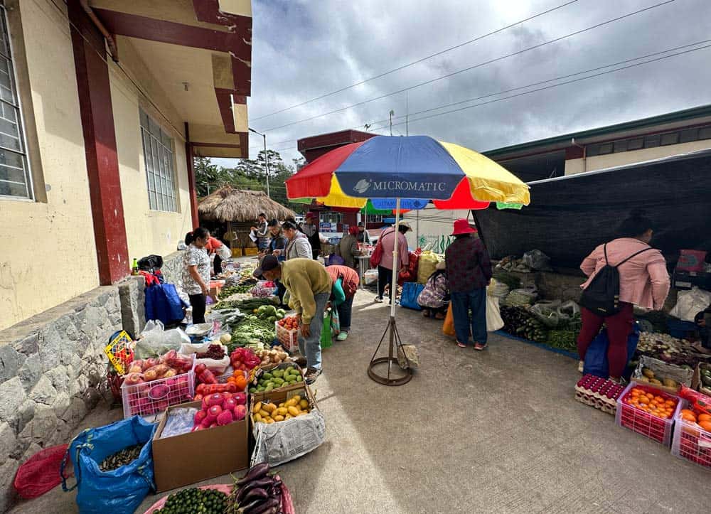 Things to do in Sagada: visit the market