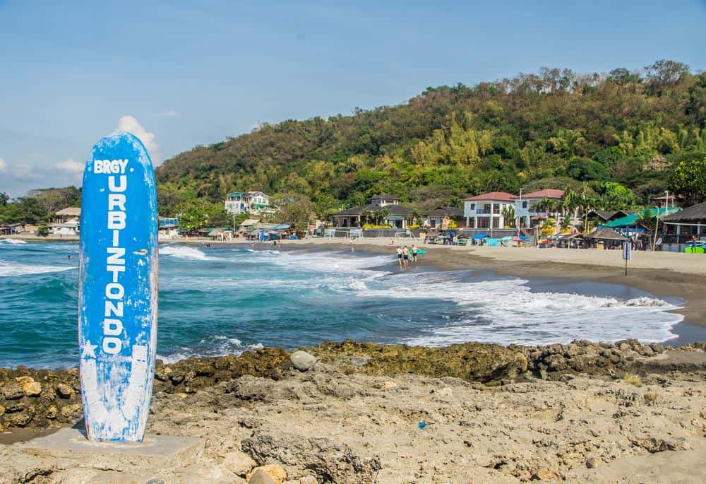 surf in La Union, The Philippines