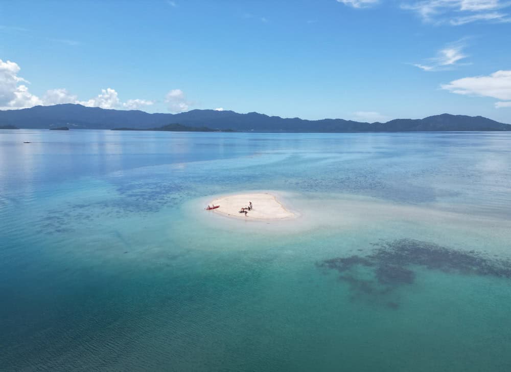 Starfish Island in Port Barton