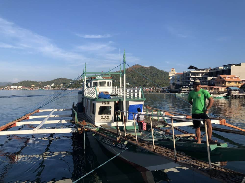 Bangka from Coron to San José Mindoro