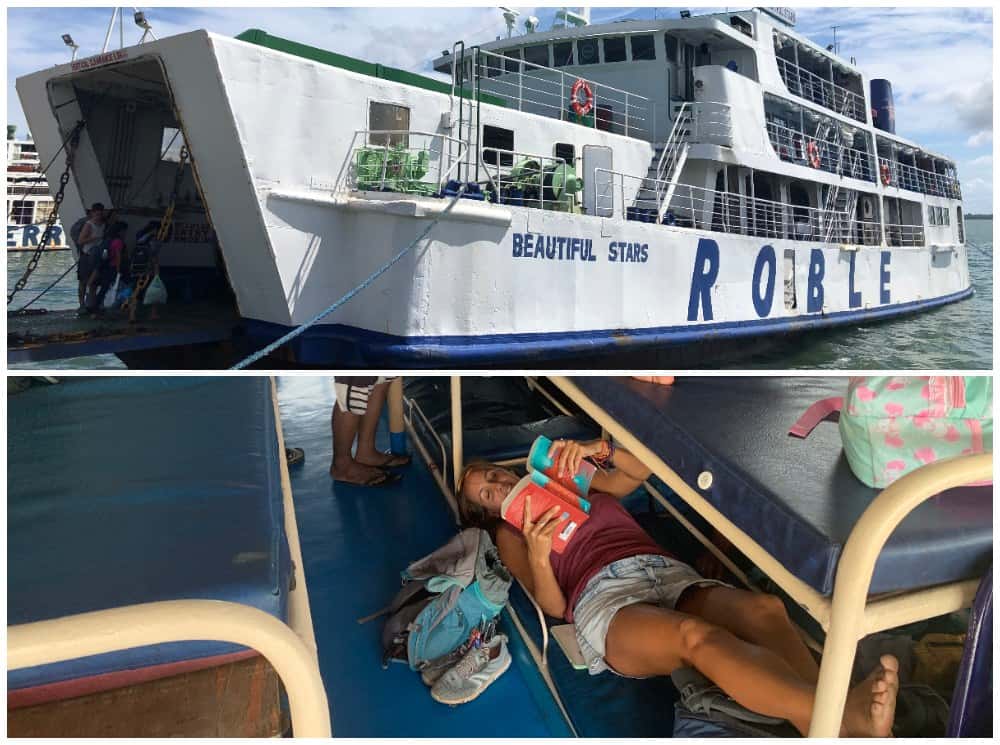 Ferry to reach the Cuatro Islas