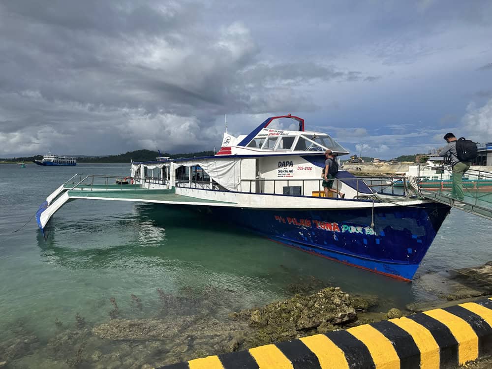 Boat from Surigao to Siargao