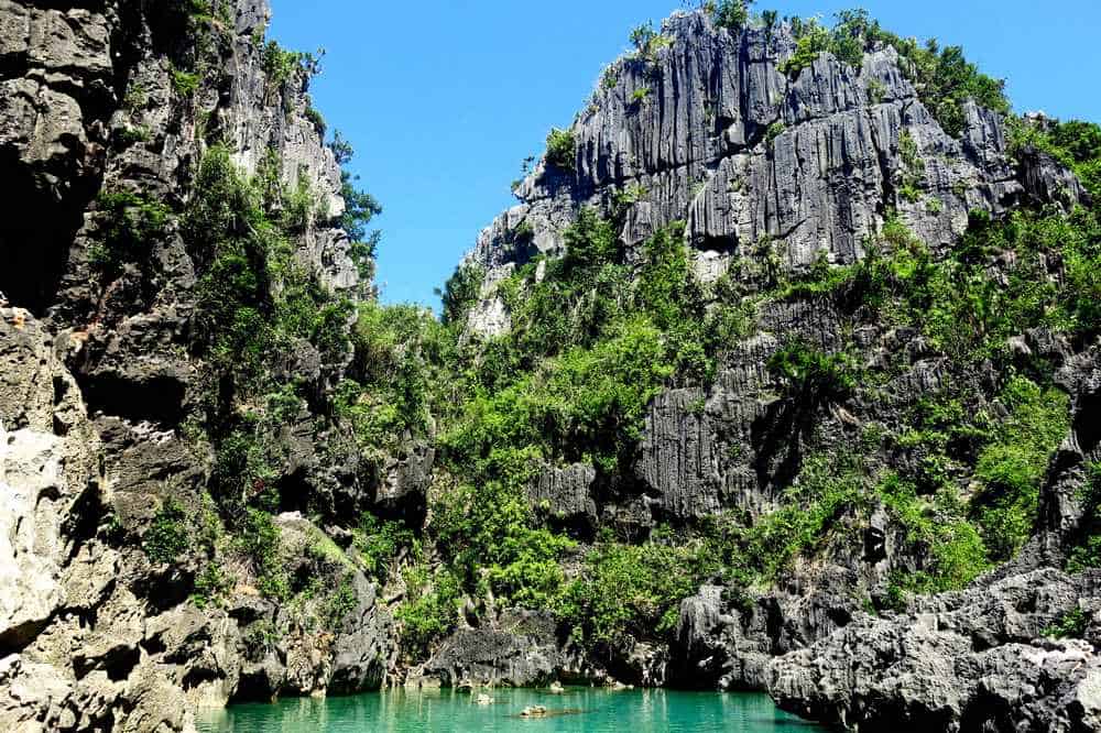 Tangke lagoon, Islas de Gigantes