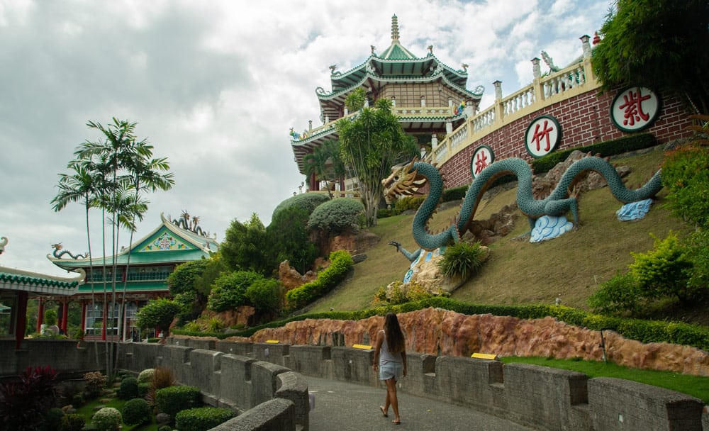 the dragon of the Taoist Temple of Cebu