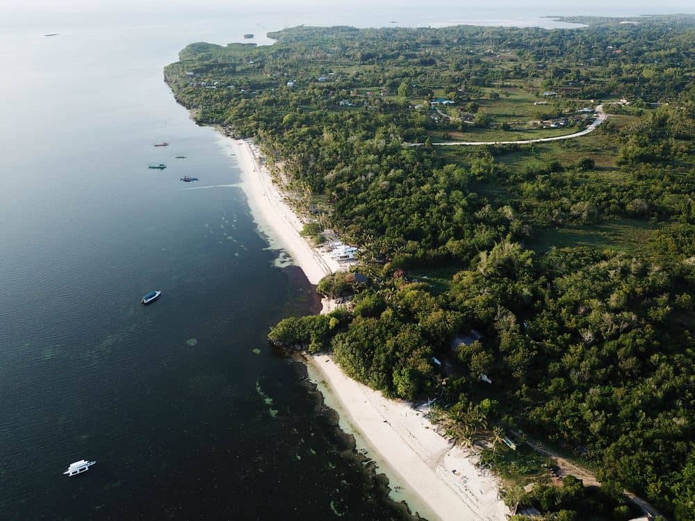 Paliton Beach, drone view