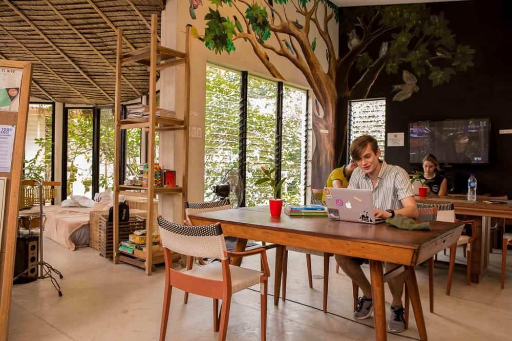 Spin Designer Hostel common areas