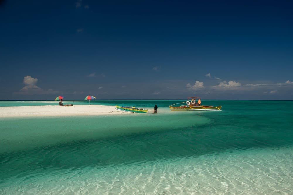 bangkas on White Island Island Hopping
