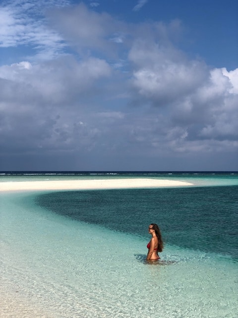 Natural pool in White Island Camiguin