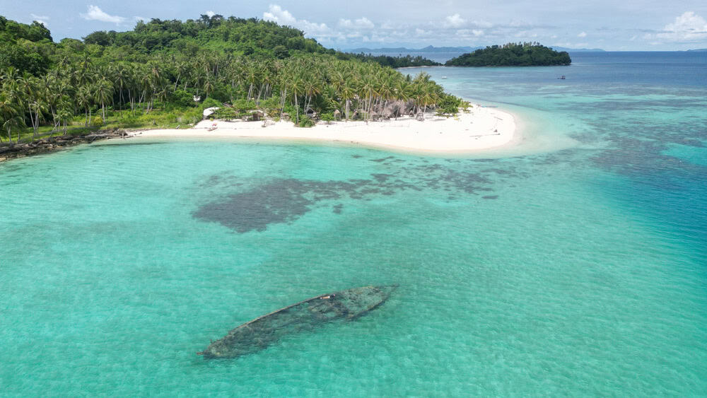 Daracotan Island shore