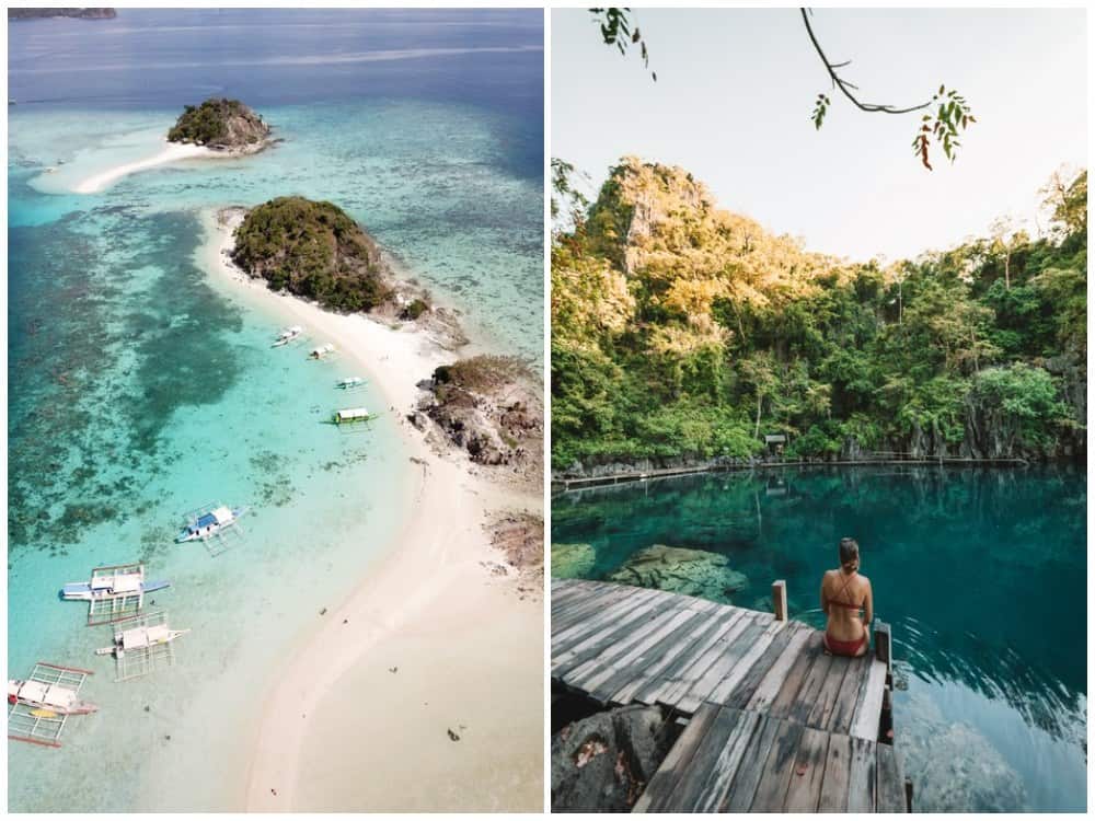 Stops on boat tours in Coron