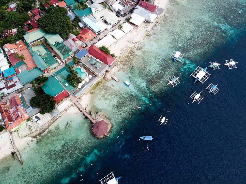 Panagsama Beach, the best area to stay in Moalboal