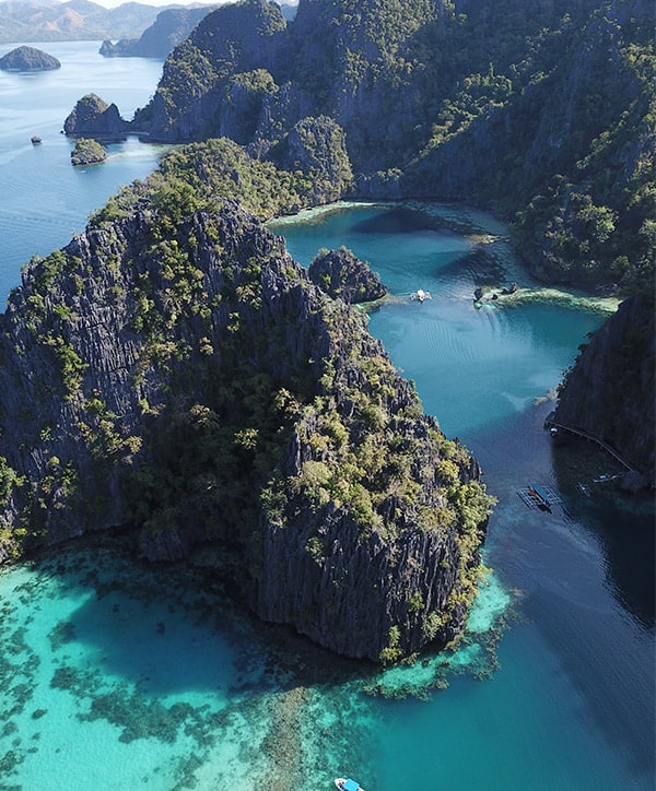 island hopping in Coron